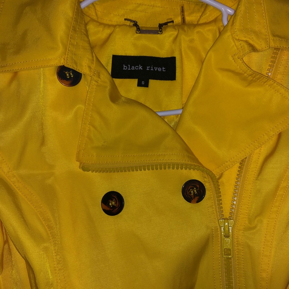 Yellow Spring/Fall Umbrella Jacket - image 3